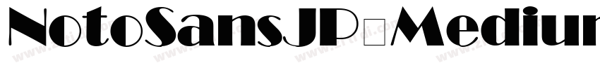 NotoSansJP Medium su字体转换